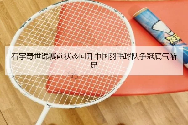 石宇奇世锦赛前状态回升中国羽毛球队争冠底气渐足 - dafabet